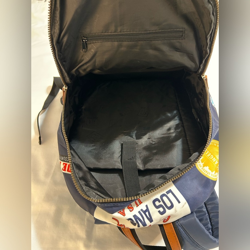 Robin Ruth Los Angeles Backpack - Navy and Multicolor - Picture 4 of 6